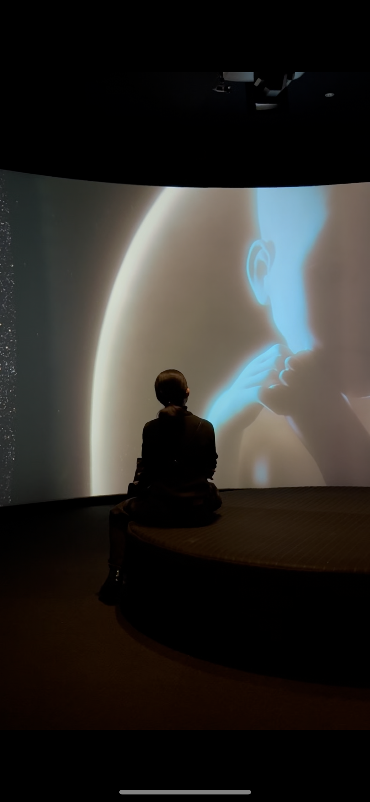 painting of man wearing a scarf